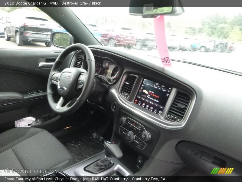 Destroyer Gray / Black 2018 Dodge Charger GT AWD