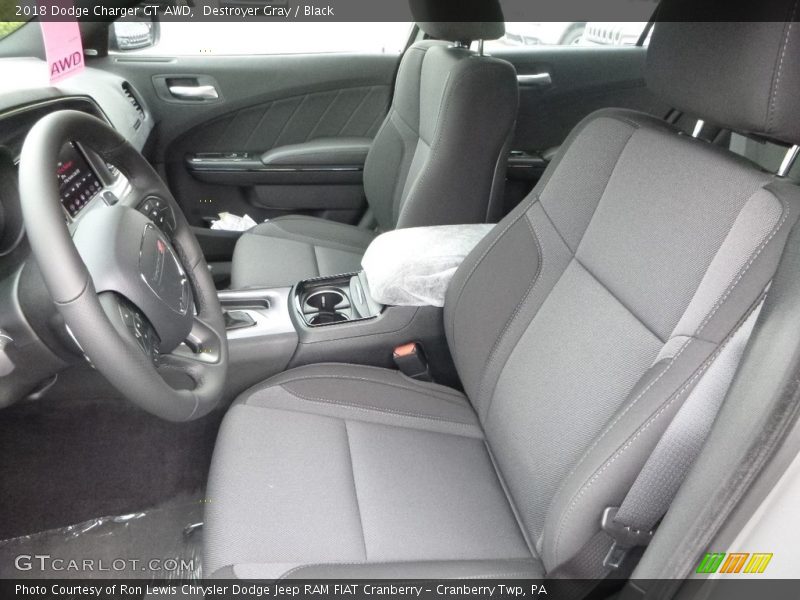 Destroyer Gray / Black 2018 Dodge Charger GT AWD