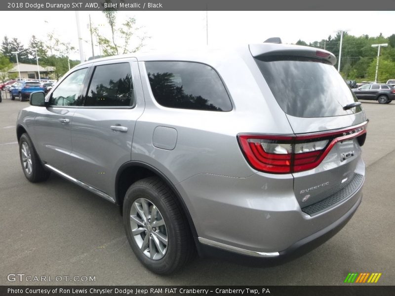Billet Metallic / Black 2018 Dodge Durango SXT AWD