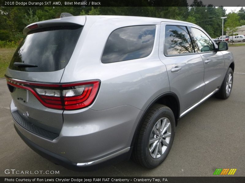 Billet Metallic / Black 2018 Dodge Durango SXT AWD