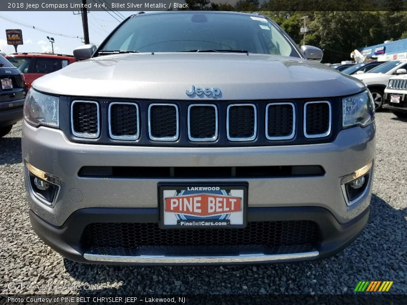 Billet Silver Metallic / Black 2018 Jeep Compass Limited 4x4