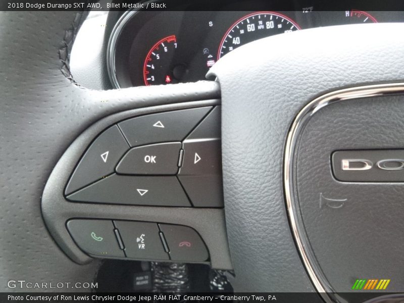 Controls of 2018 Durango SXT AWD