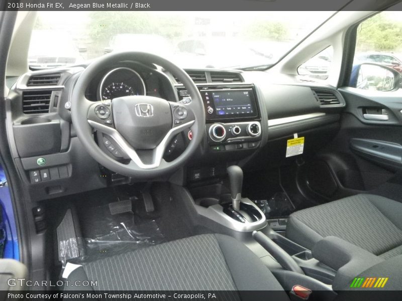  2018 Fit EX Black Interior