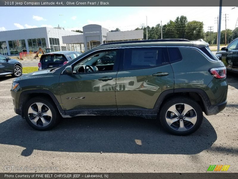 Olive Green Pearl / Black 2018 Jeep Compass Latitude 4x4