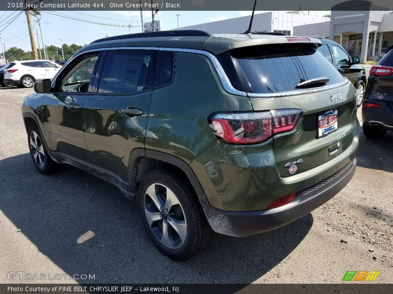 Olive Green Pearl / Black 2018 Jeep Compass Latitude 4x4