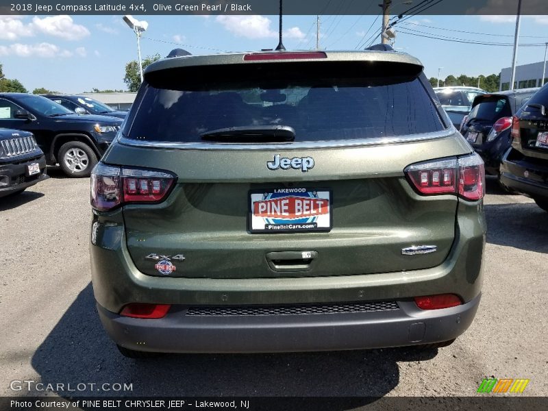 Olive Green Pearl / Black 2018 Jeep Compass Latitude 4x4