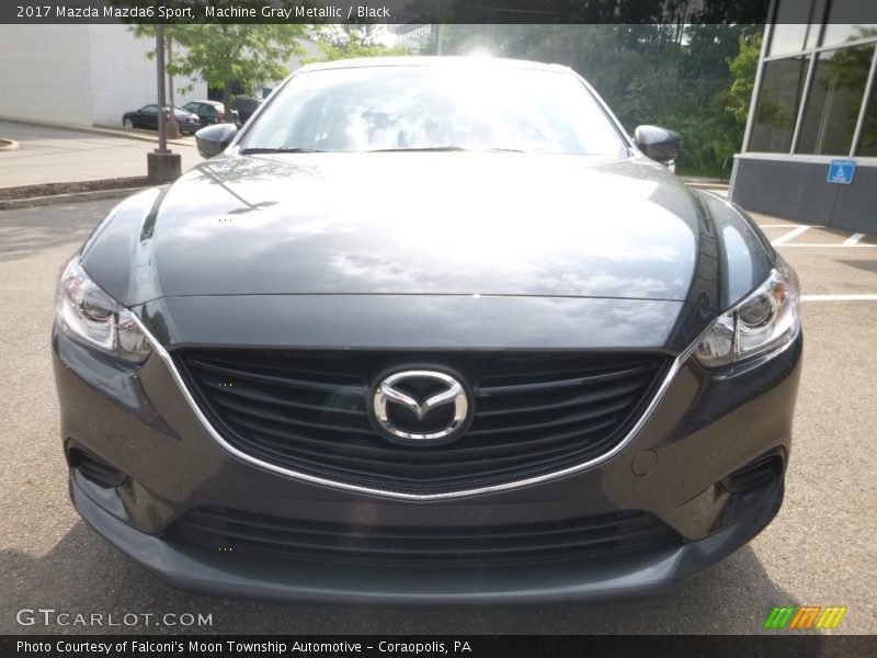 Machine Gray Metallic / Black 2017 Mazda Mazda6 Sport