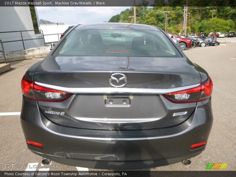 Machine Gray Metallic / Black 2017 Mazda Mazda6 Sport
