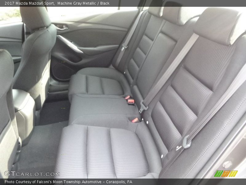 Machine Gray Metallic / Black 2017 Mazda Mazda6 Sport