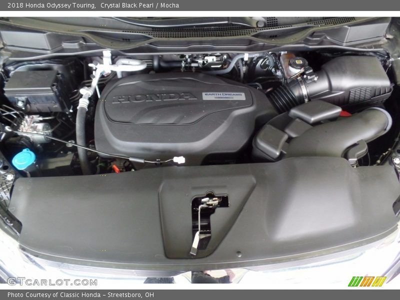 Crystal Black Pearl / Mocha 2018 Honda Odyssey Touring