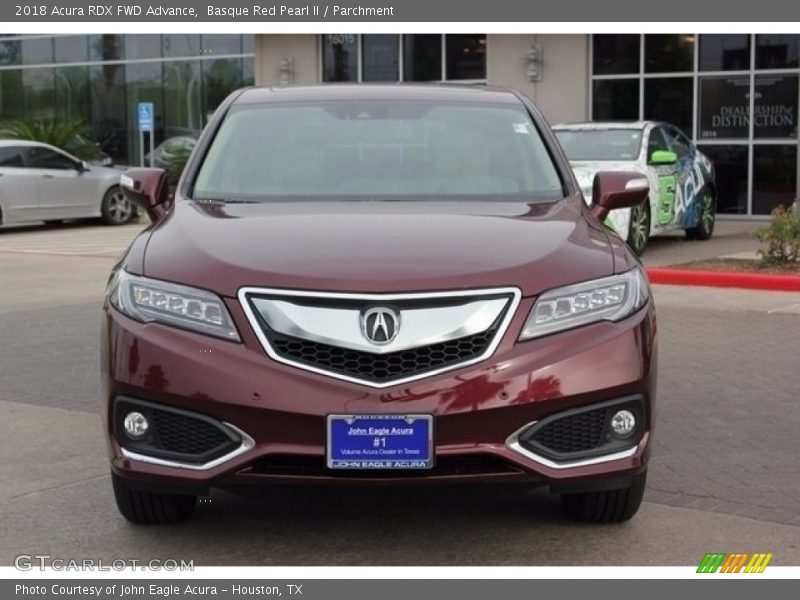 Basque Red Pearl II / Parchment 2018 Acura RDX FWD Advance