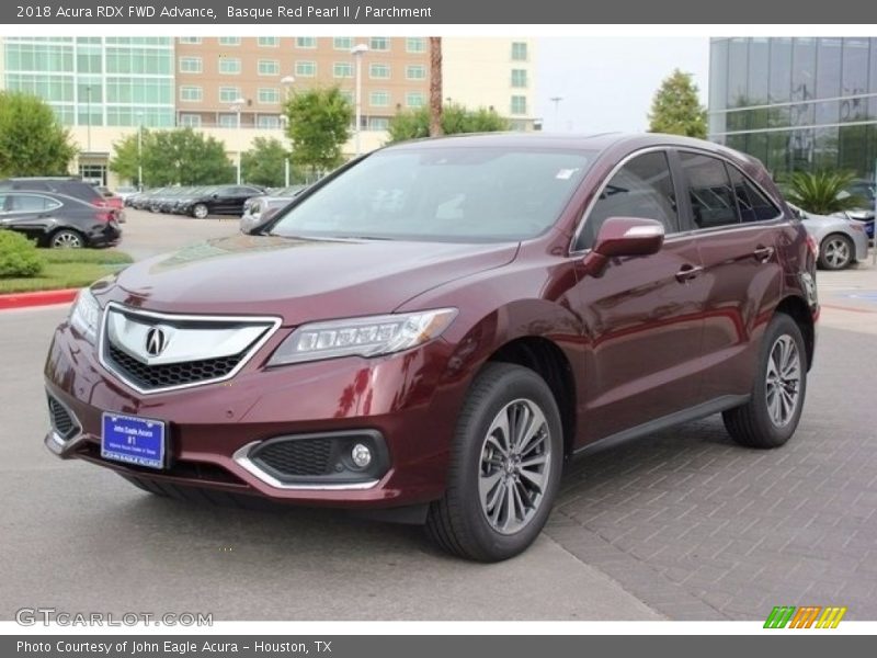 Basque Red Pearl II / Parchment 2018 Acura RDX FWD Advance