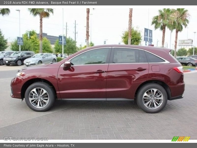 Basque Red Pearl II / Parchment 2018 Acura RDX FWD Advance