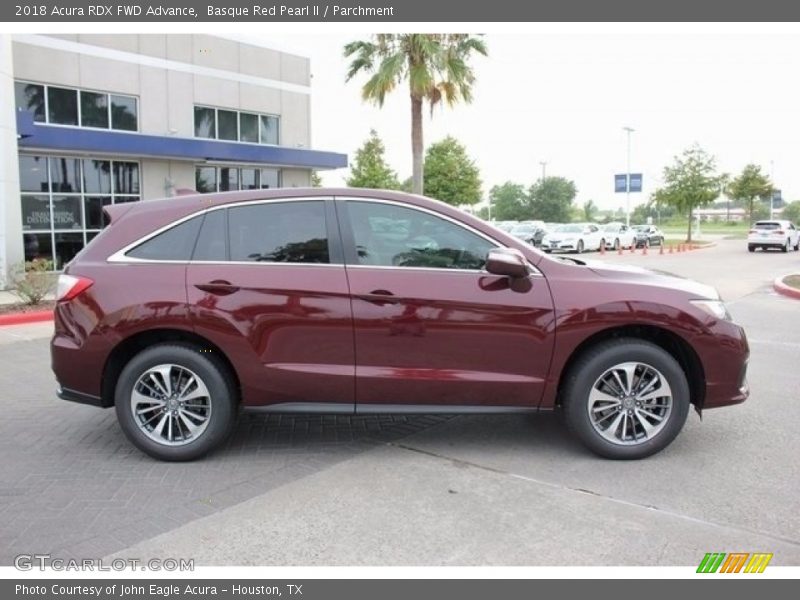 Basque Red Pearl II / Parchment 2018 Acura RDX FWD Advance
