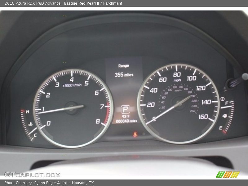 Basque Red Pearl II / Parchment 2018 Acura RDX FWD Advance