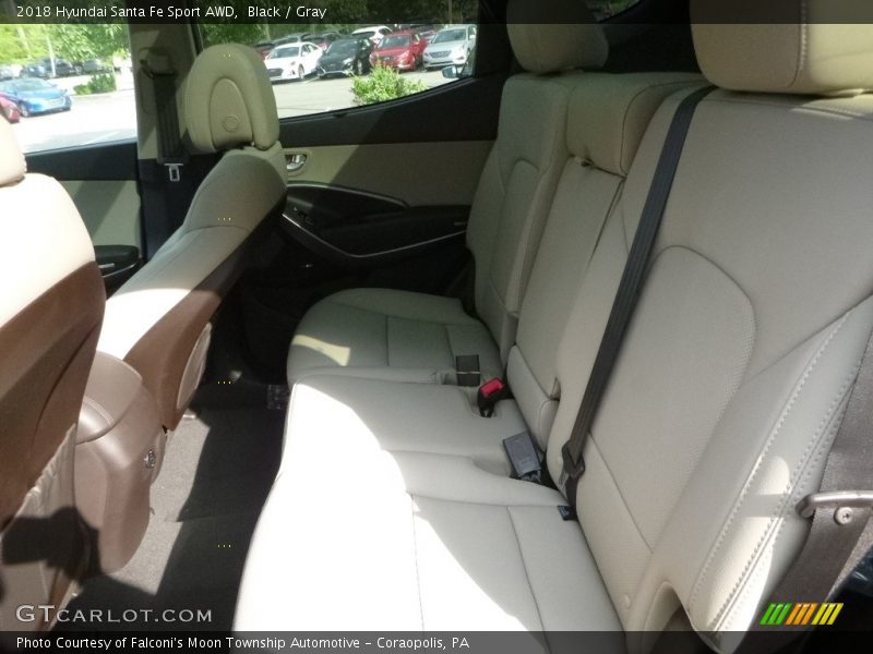 Black / Gray 2018 Hyundai Santa Fe Sport AWD