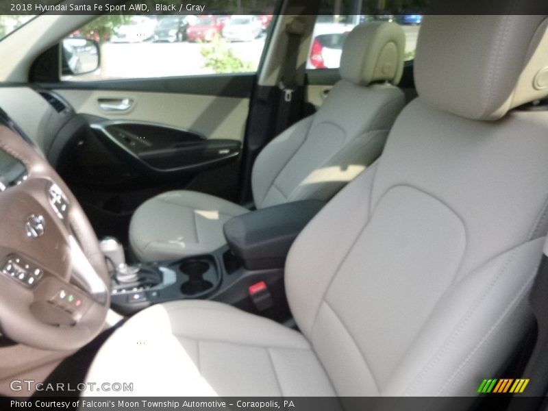 Black / Gray 2018 Hyundai Santa Fe Sport AWD