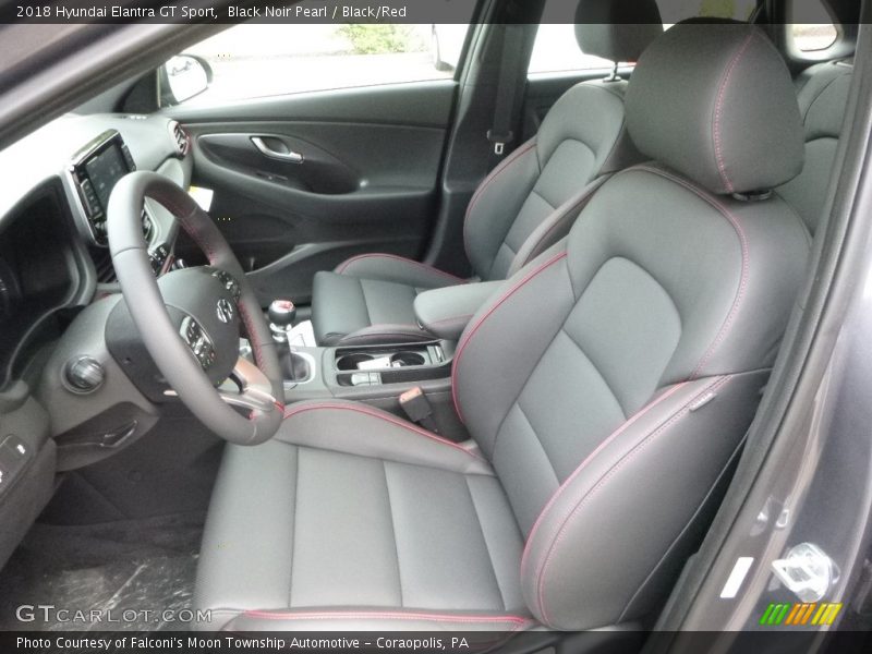  2018 Elantra GT Sport Black/Red Interior