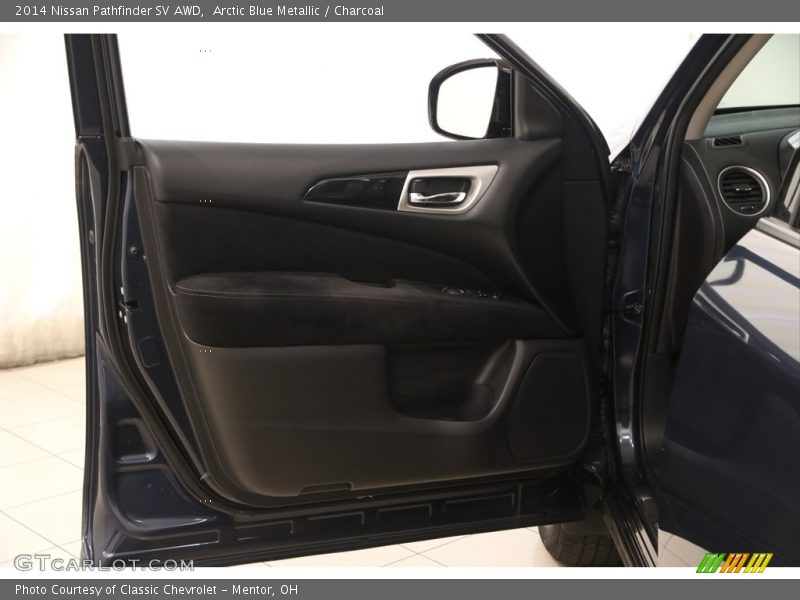 Arctic Blue Metallic / Charcoal 2014 Nissan Pathfinder SV AWD