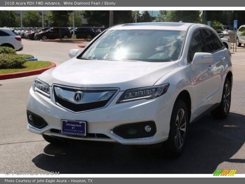 White Diamond Pearl / Ebony 2018 Acura RDX FWD Advance