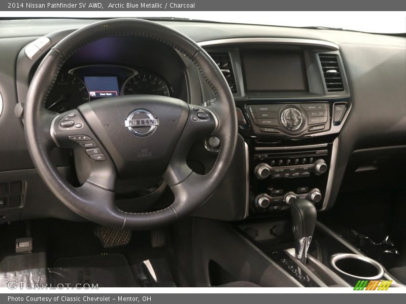 Arctic Blue Metallic / Charcoal 2014 Nissan Pathfinder SV AWD