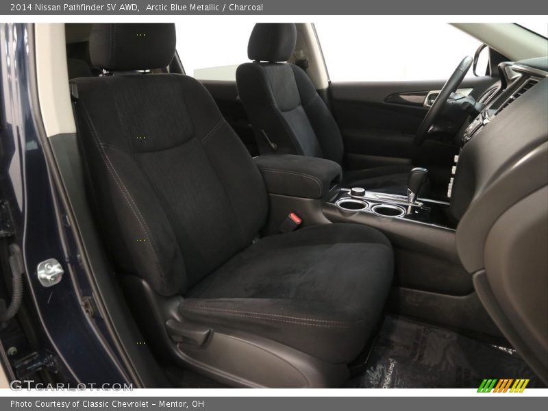 Arctic Blue Metallic / Charcoal 2014 Nissan Pathfinder SV AWD