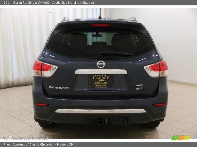 Arctic Blue Metallic / Charcoal 2014 Nissan Pathfinder SV AWD