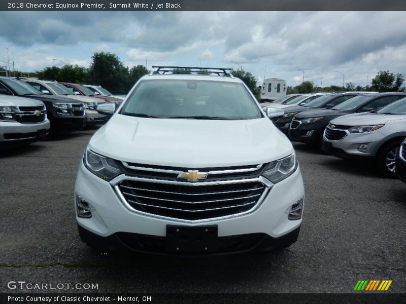 Summit White / Jet Black 2018 Chevrolet Equinox Premier