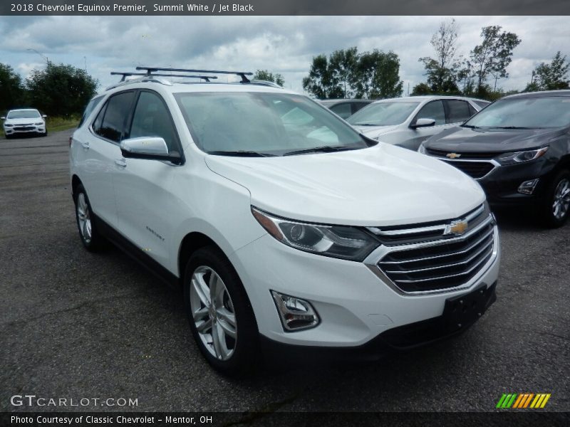 Summit White / Jet Black 2018 Chevrolet Equinox Premier