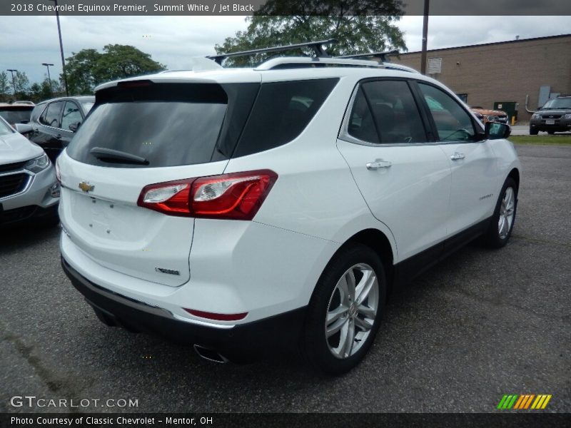 Summit White / Jet Black 2018 Chevrolet Equinox Premier