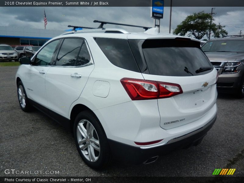 Summit White / Jet Black 2018 Chevrolet Equinox Premier