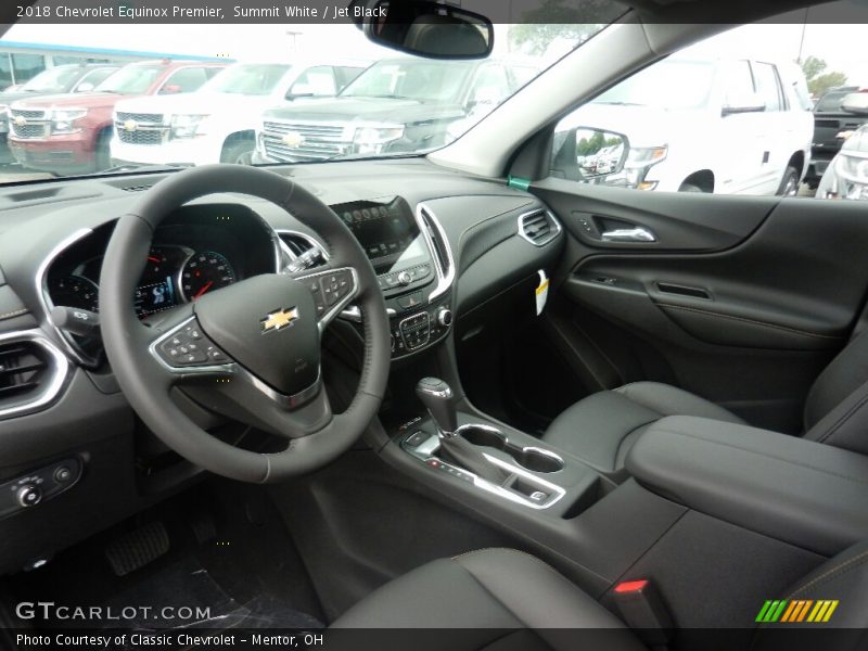 Summit White / Jet Black 2018 Chevrolet Equinox Premier