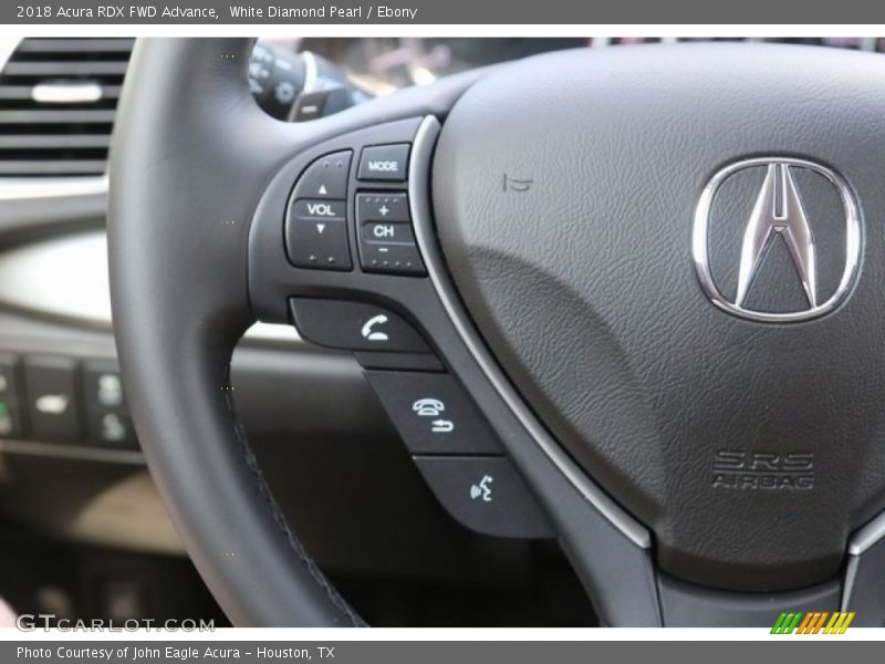 White Diamond Pearl / Ebony 2018 Acura RDX FWD Advance