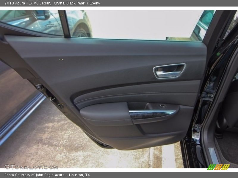 Crystal Black Pearl / Ebony 2018 Acura TLX V6 Sedan