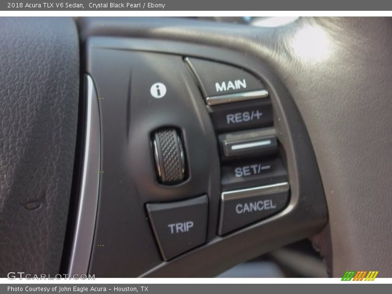 Crystal Black Pearl / Ebony 2018 Acura TLX V6 Sedan
