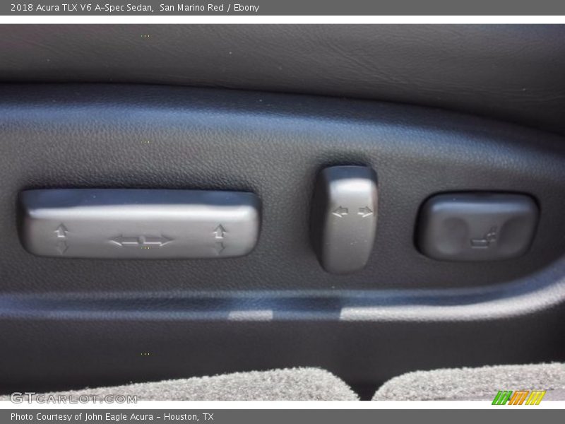 San Marino Red / Ebony 2018 Acura TLX V6 A-Spec Sedan