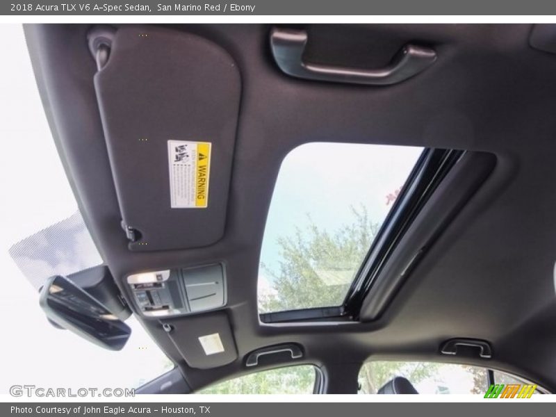 San Marino Red / Ebony 2018 Acura TLX V6 A-Spec Sedan