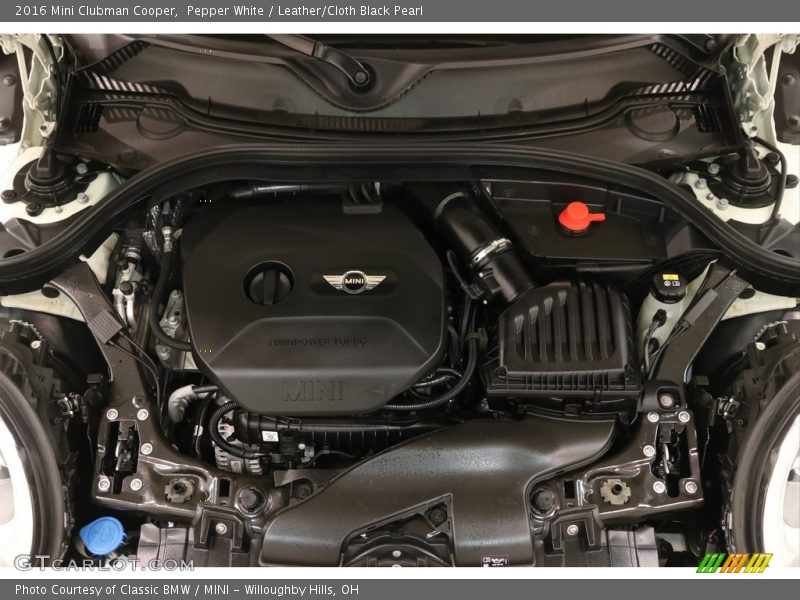 Pepper White / Leather/Cloth Black Pearl 2016 Mini Clubman Cooper