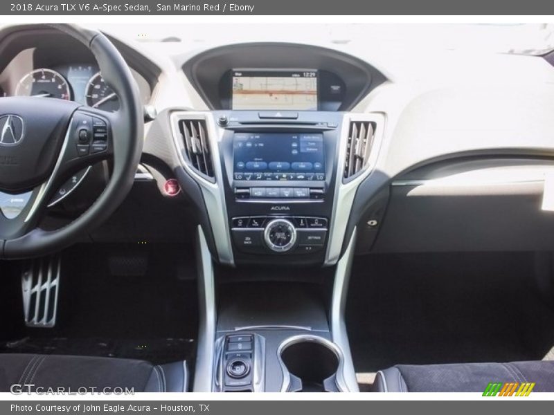 San Marino Red / Ebony 2018 Acura TLX V6 A-Spec Sedan