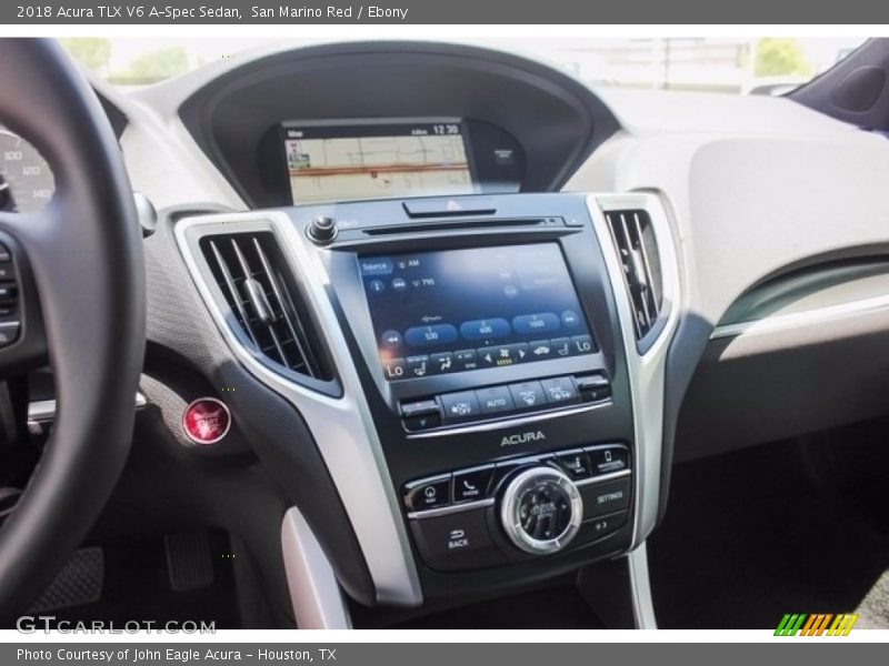 San Marino Red / Ebony 2018 Acura TLX V6 A-Spec Sedan