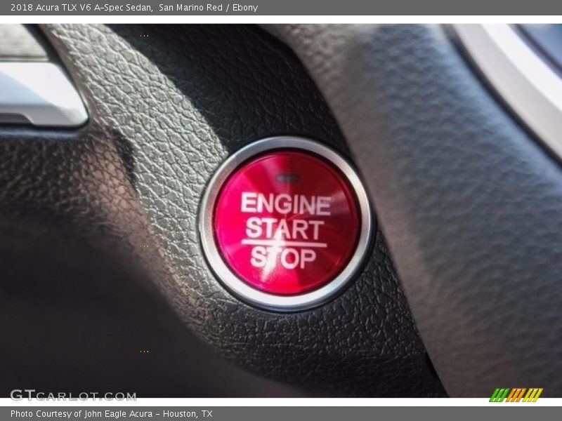 San Marino Red / Ebony 2018 Acura TLX V6 A-Spec Sedan