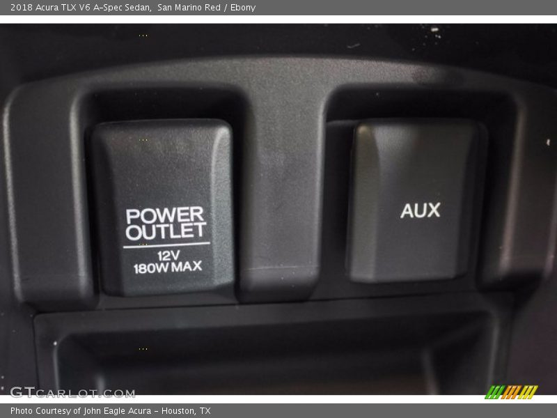 San Marino Red / Ebony 2018 Acura TLX V6 A-Spec Sedan