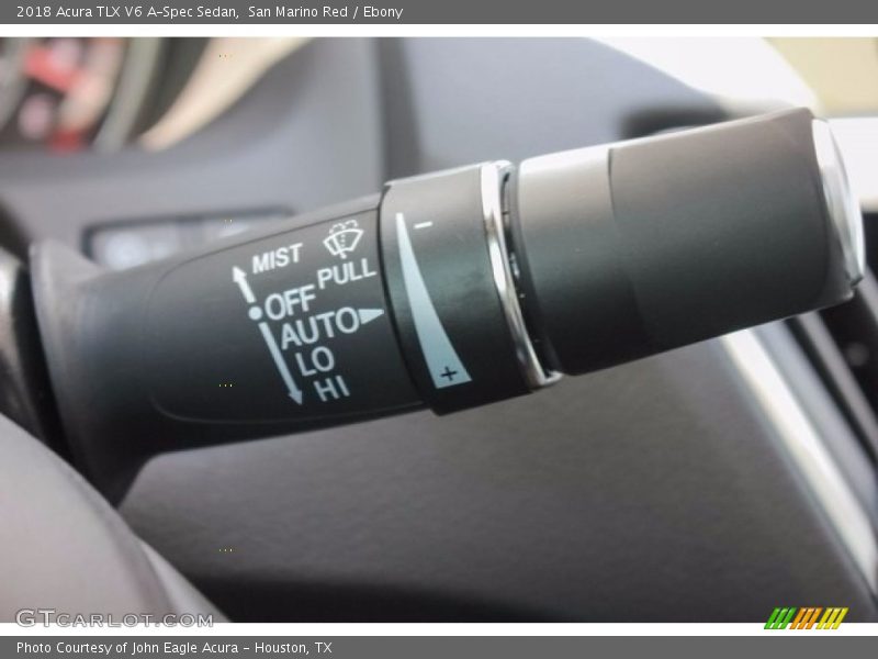 San Marino Red / Ebony 2018 Acura TLX V6 A-Spec Sedan