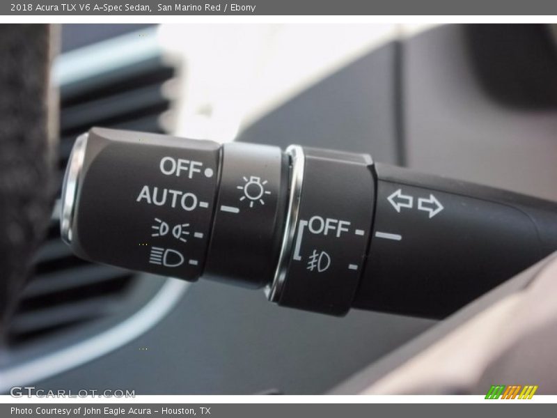 San Marino Red / Ebony 2018 Acura TLX V6 A-Spec Sedan