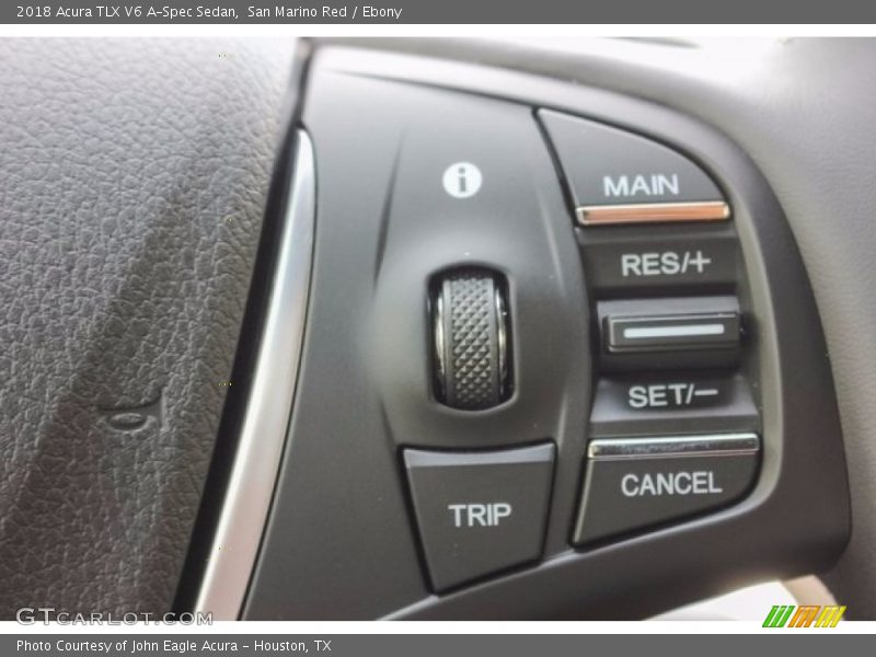 San Marino Red / Ebony 2018 Acura TLX V6 A-Spec Sedan