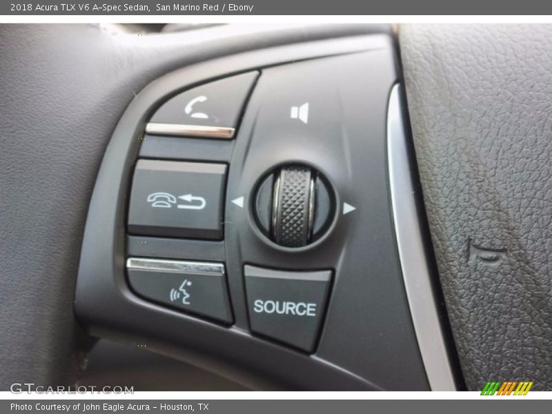 San Marino Red / Ebony 2018 Acura TLX V6 A-Spec Sedan