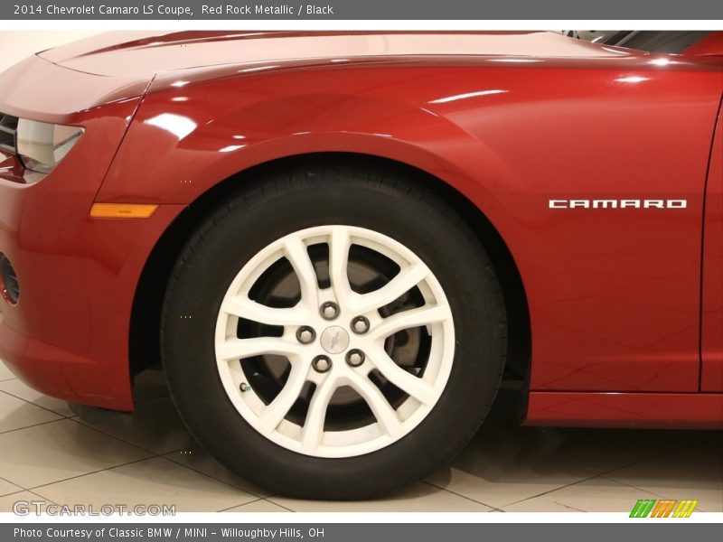 Red Rock Metallic / Black 2014 Chevrolet Camaro LS Coupe