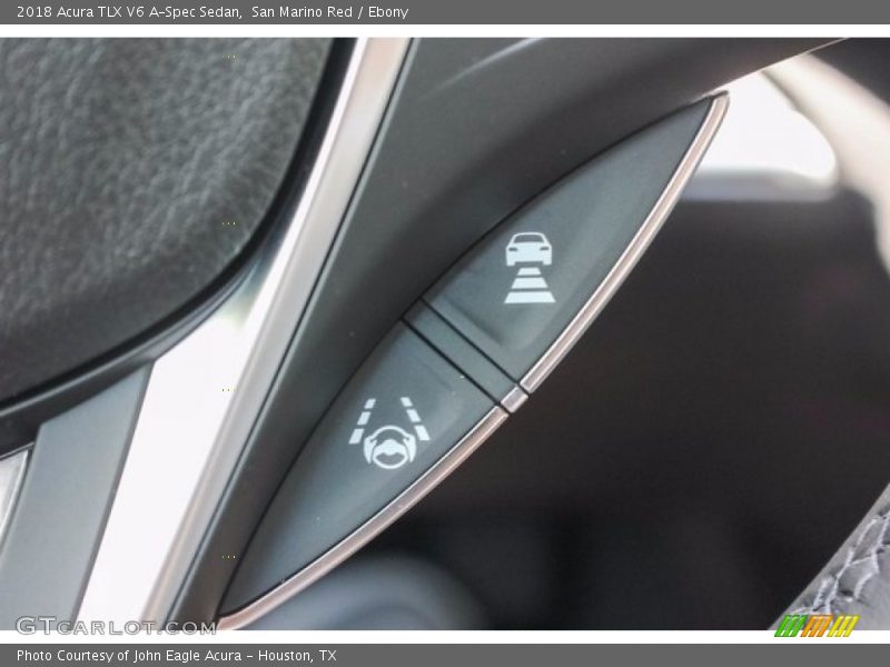 San Marino Red / Ebony 2018 Acura TLX V6 A-Spec Sedan