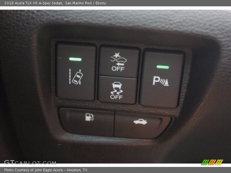 San Marino Red / Ebony 2018 Acura TLX V6 A-Spec Sedan