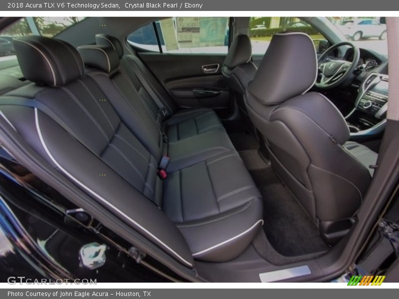 Crystal Black Pearl / Ebony 2018 Acura TLX V6 Technology Sedan